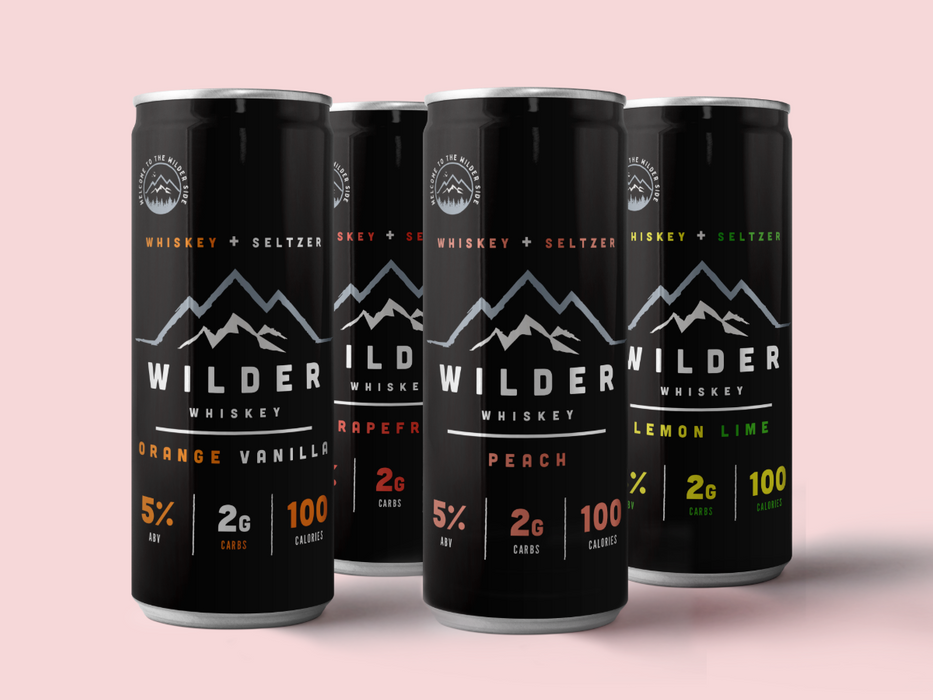 Wilder Whiskey cans