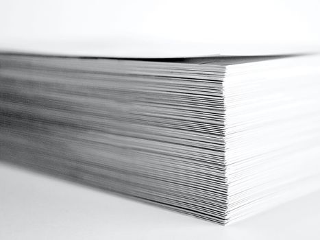  Large stack of white paper