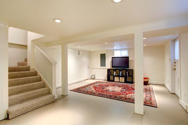 remodeled basement