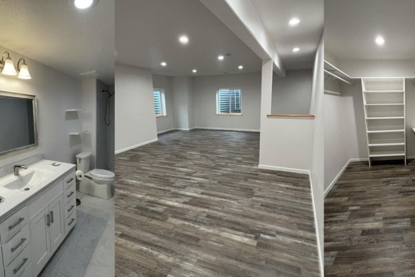 remodeled basement