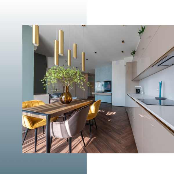 living area in modern home