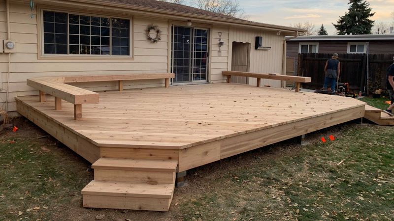 custom wood deck