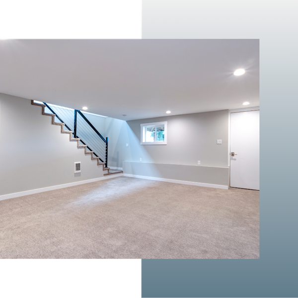 renovated basement