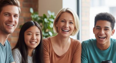 People Smiling with Straight Teeth