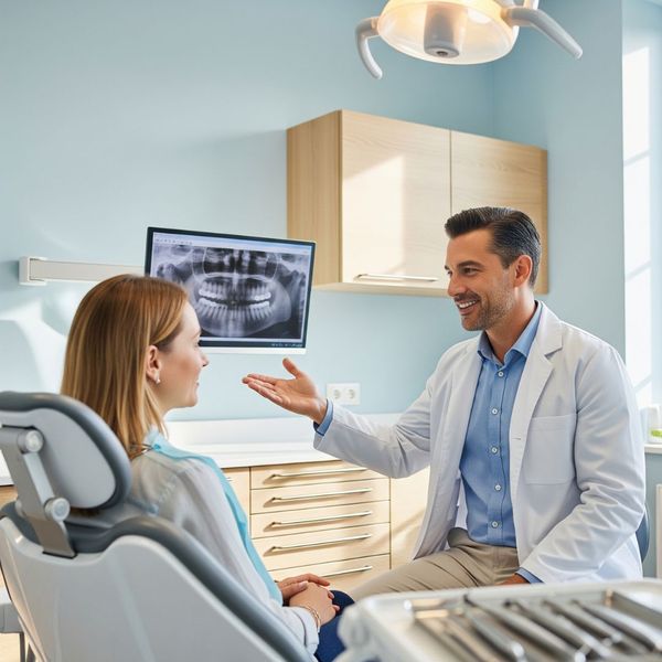 Talking to Dentist