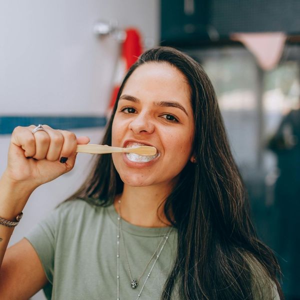 Person Brushing Their Teeth
