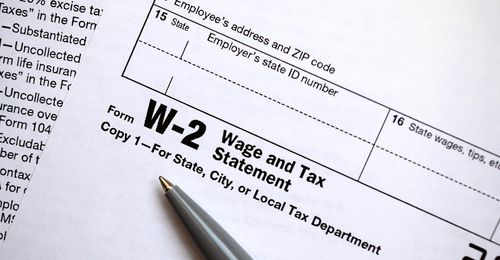 W-2 tax document