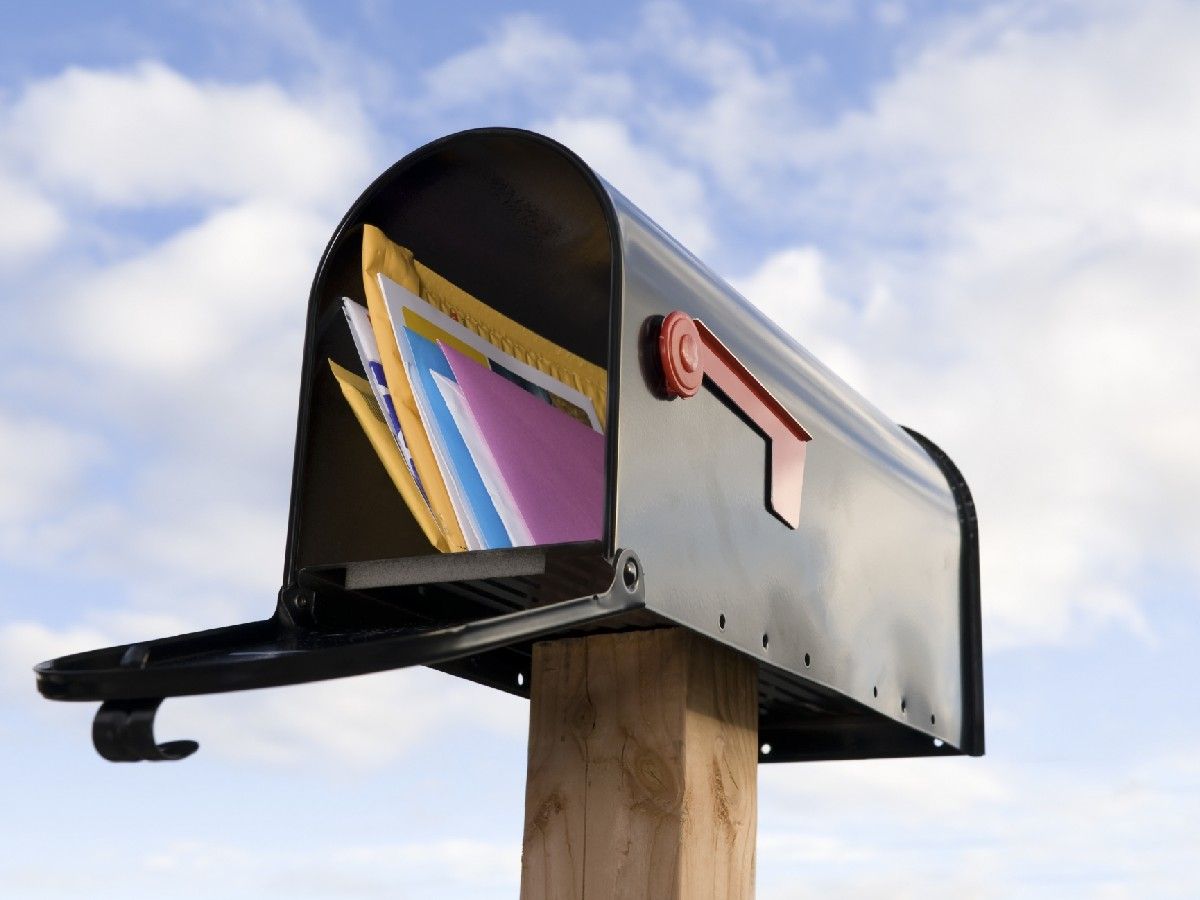 mailbox with mail