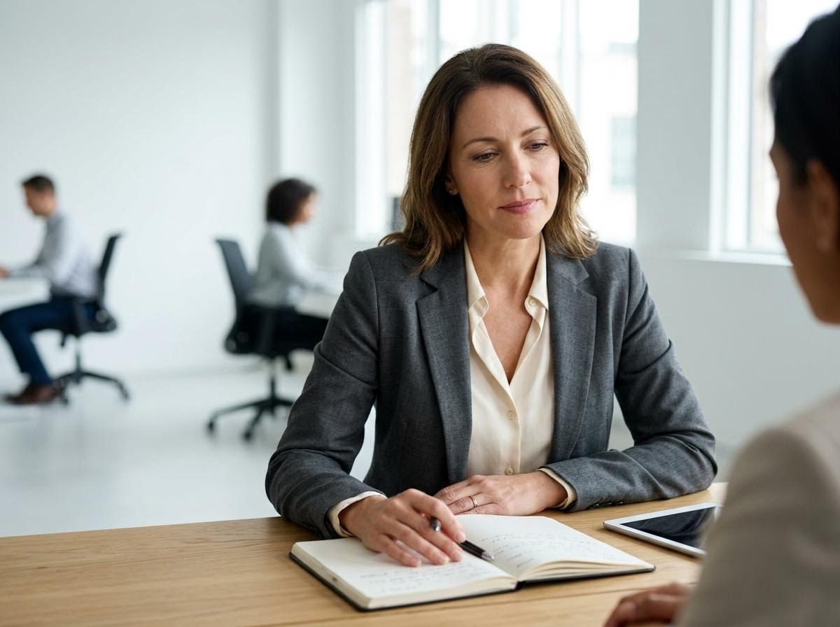 Professional Woman in Business Meeting