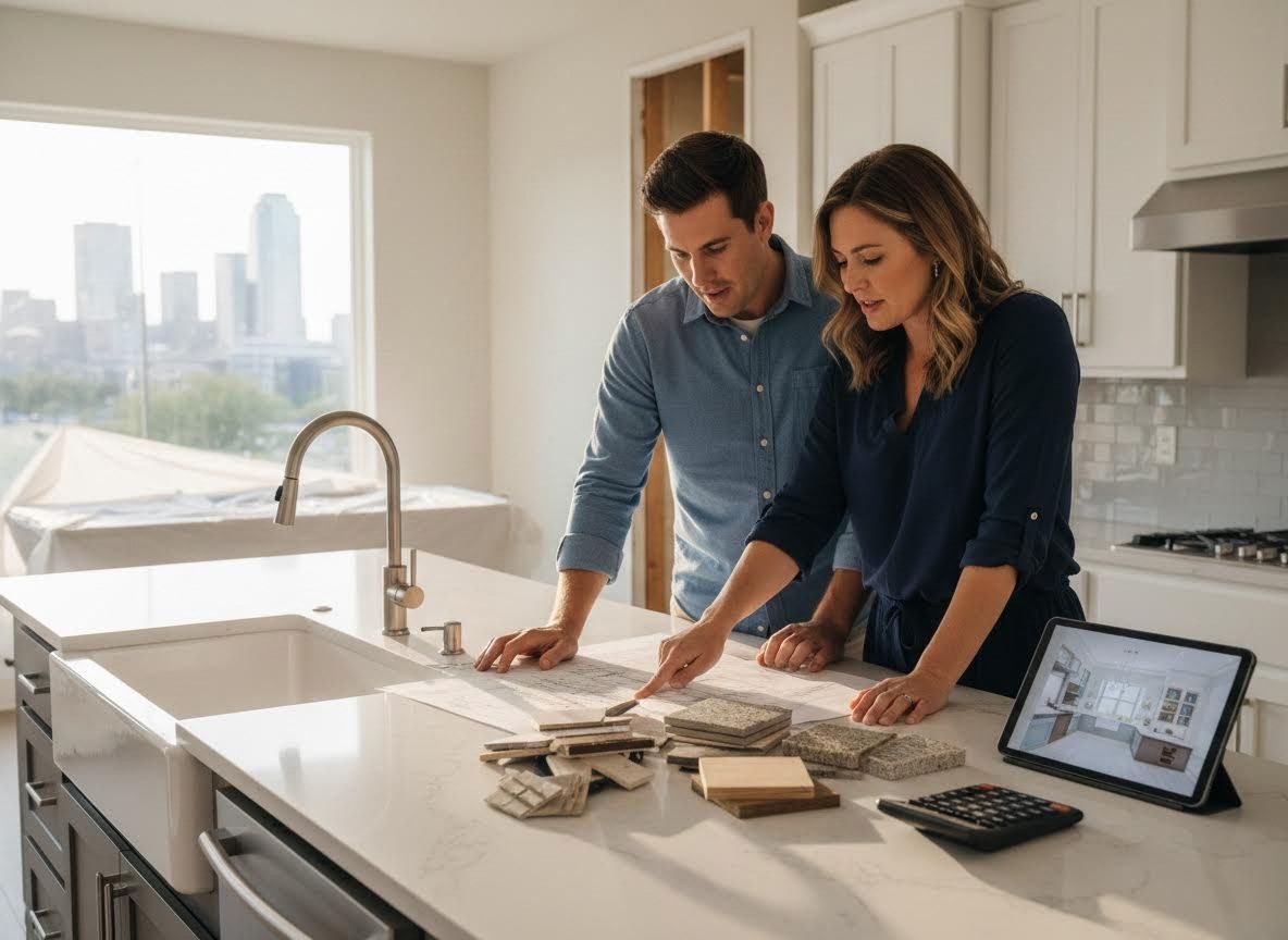 Couple Planning Kitchen Renovation