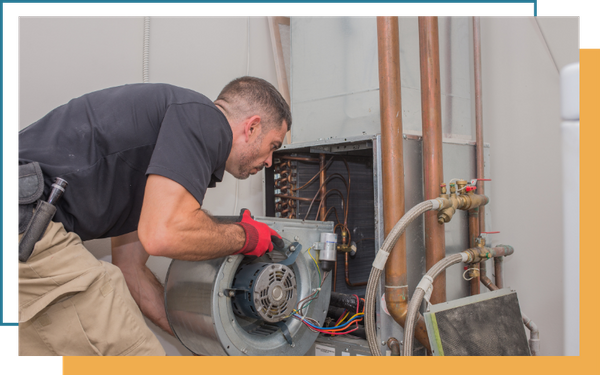 Installing a part into an HVAC system