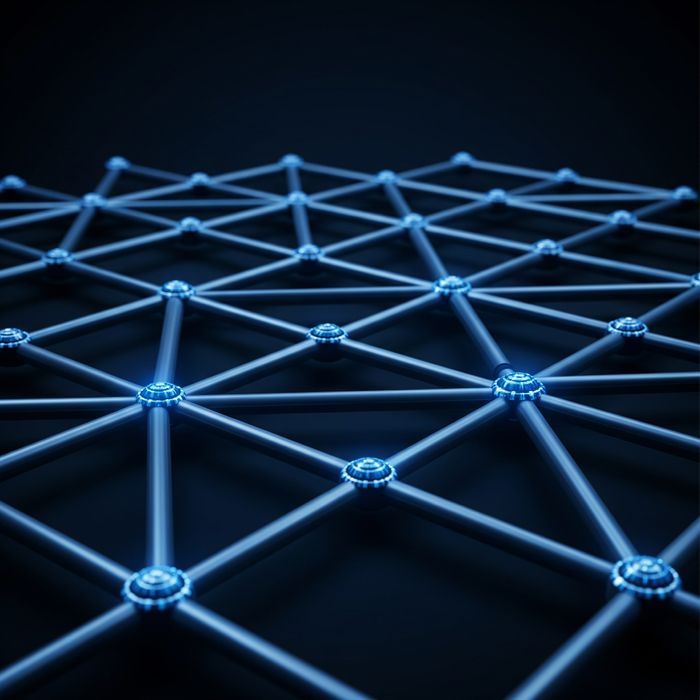 An abstract graphic of a resilient grid, representing infrastructure durability. Our Integral Role in the Modern Wastewater Industry1.jpeg