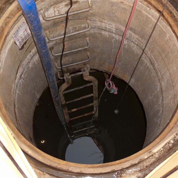 open manhole
