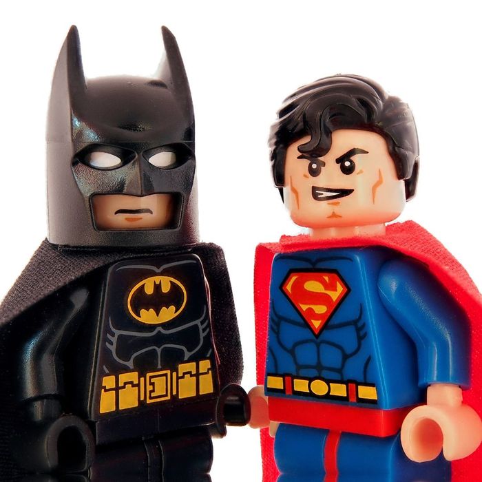 batman and superman legos