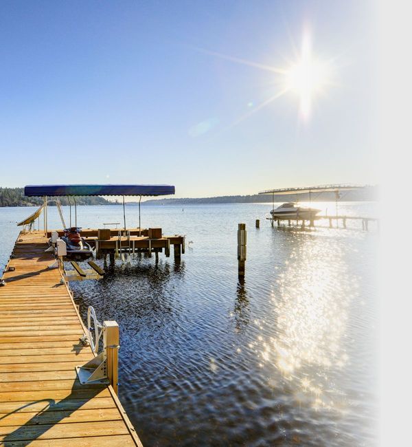 dock with boat lift dock with boat lift