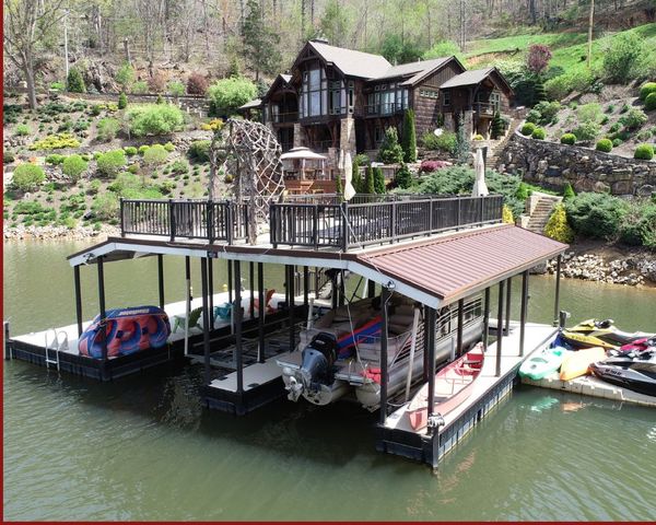 A boat on a dock