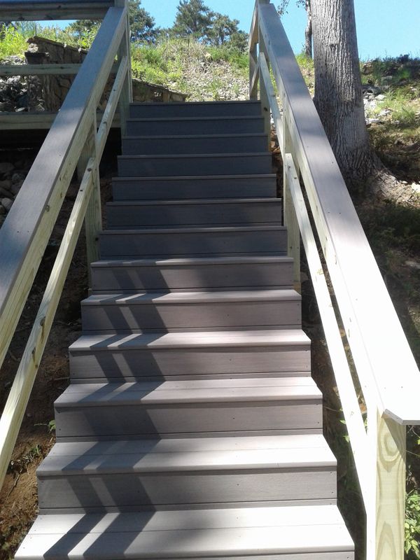 4' wide stairs; Azek step and kick boards; Azek handrail top cap.jpg