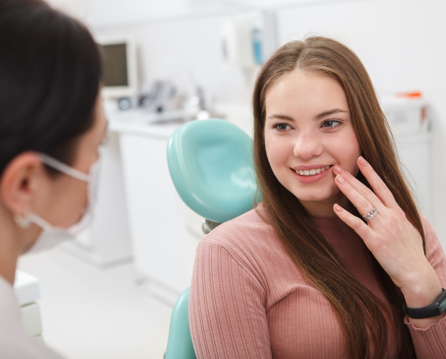 image of a dental exam