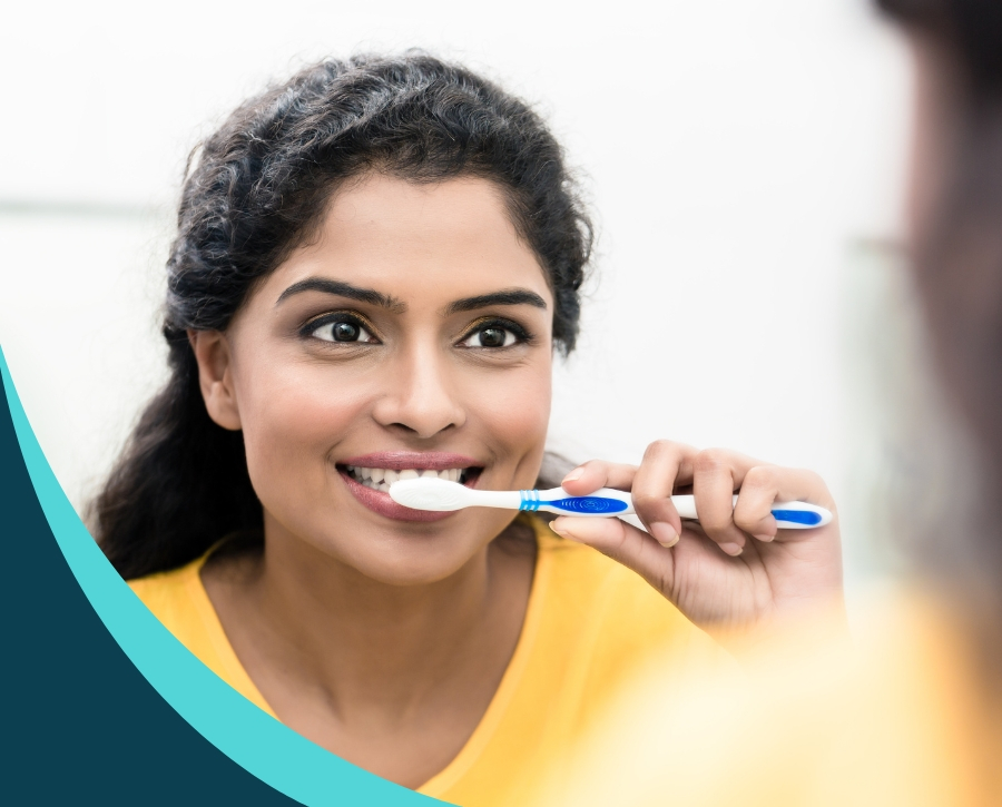 image of home dental care
