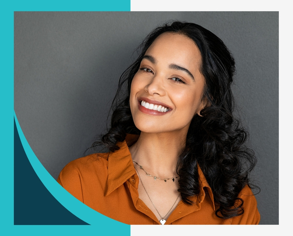 happy woman smiling happy woman smiling