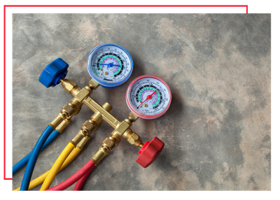 manifold gauge set. 