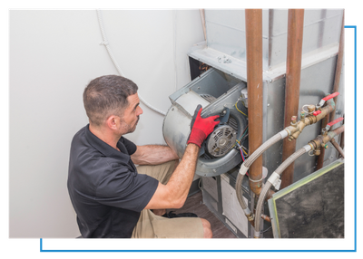 HVAC installation. 