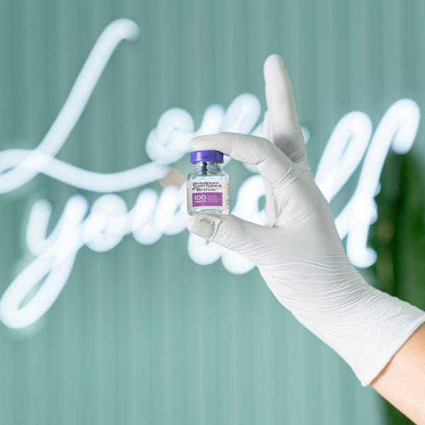 Botox® jar. Botox® jar.