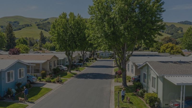 Manufactured home neighborhood