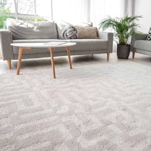 a clean living room carpet