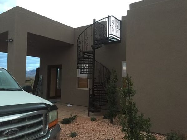 outdoor staircase