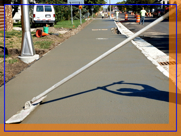 Concrete installation