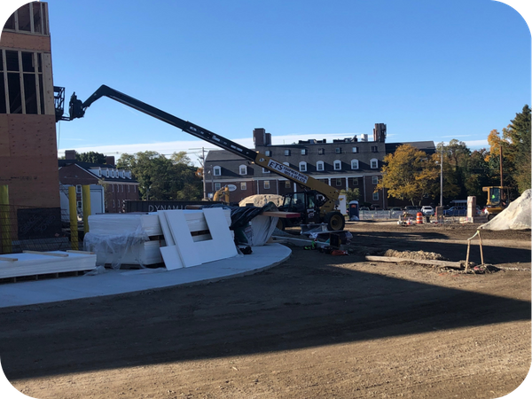 Image of New Fedco working on a building facade