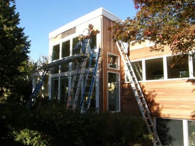 During Exterior Renovation