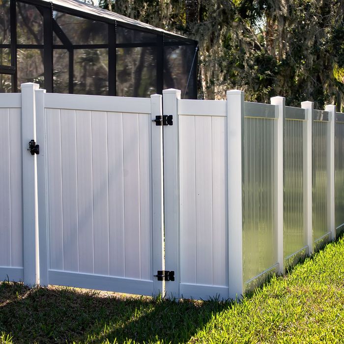 newly installed white fencing newly installed white fencing