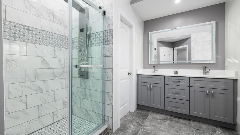 modern bathroom remodel