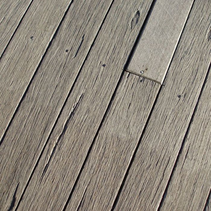 closeup of deck