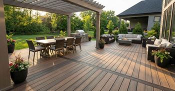 large modern composite deck