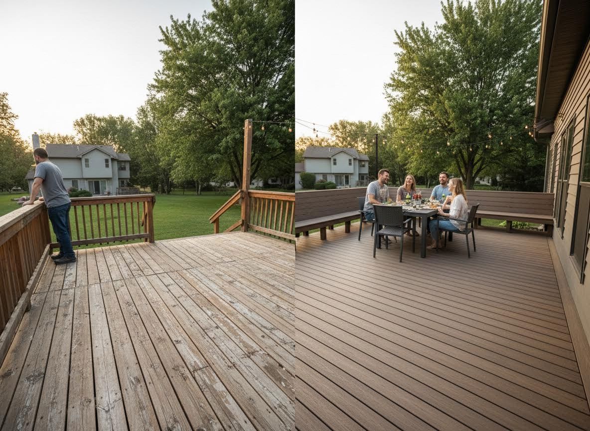 Deck Transformation: From Worn Wood to Modern Composite