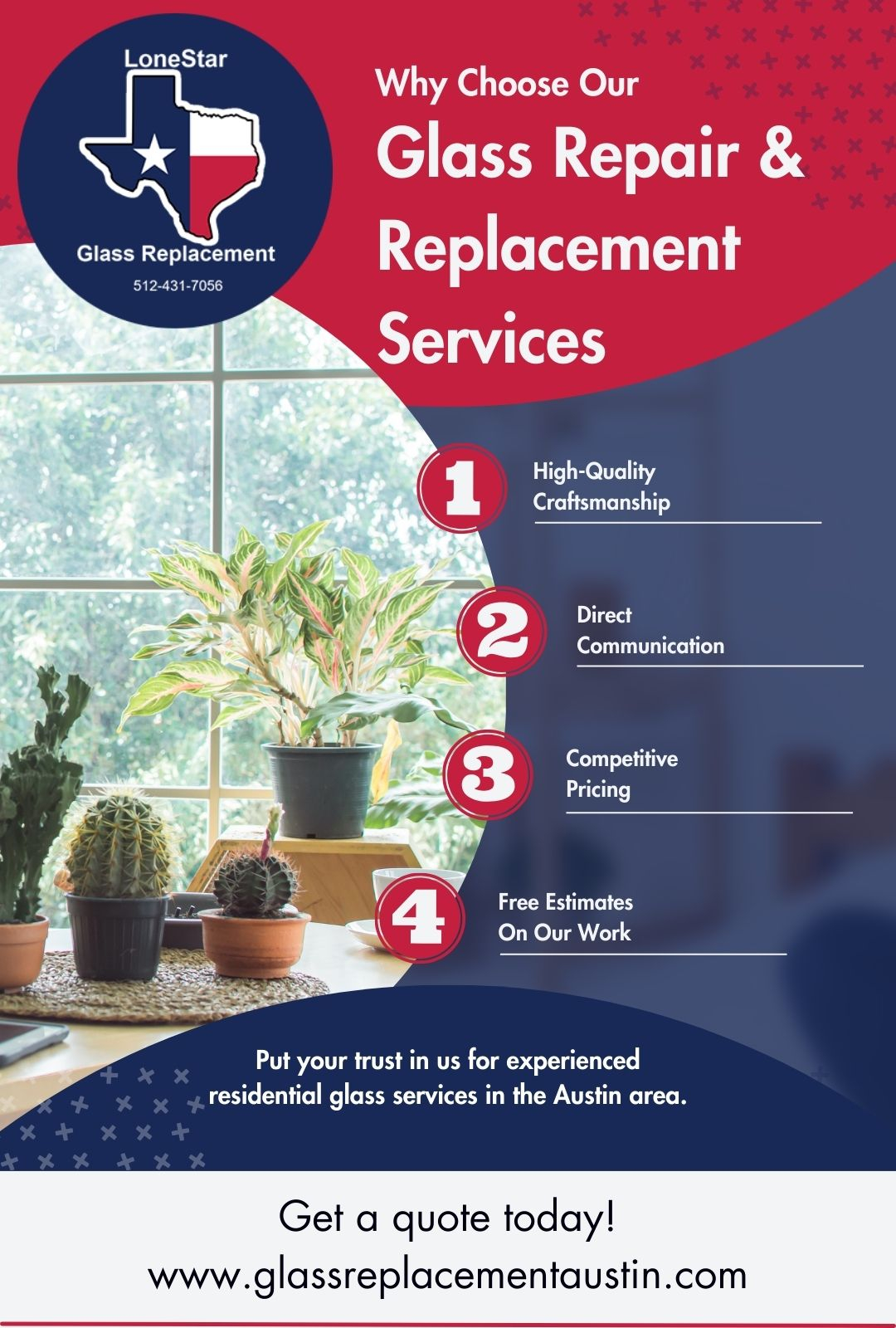 glass repair infographic