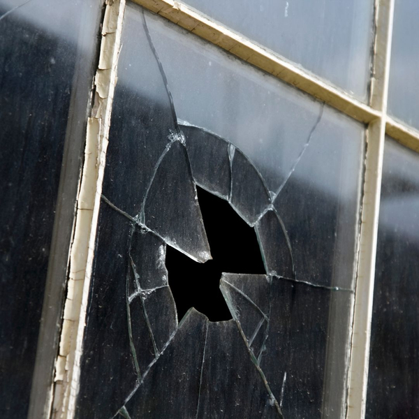 broken window