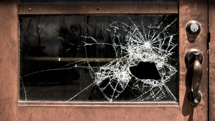 broken window