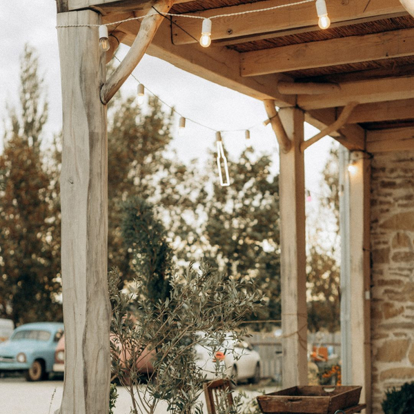 Porch lights.