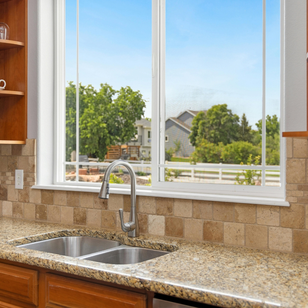 new window in a kitchen