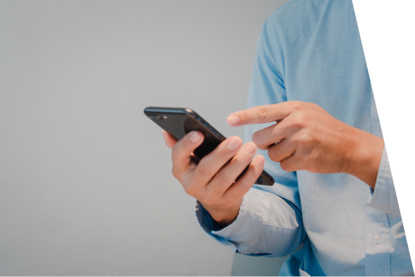 Person using cellphone