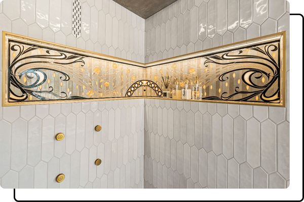 shower led niche lights