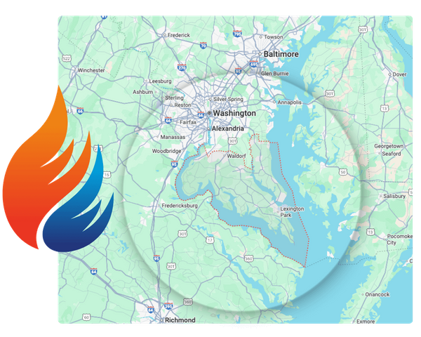 map of southern maryland