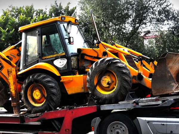 hauling heavy equipment