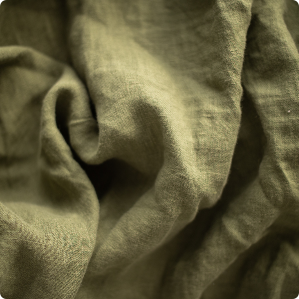 Green shirt material.