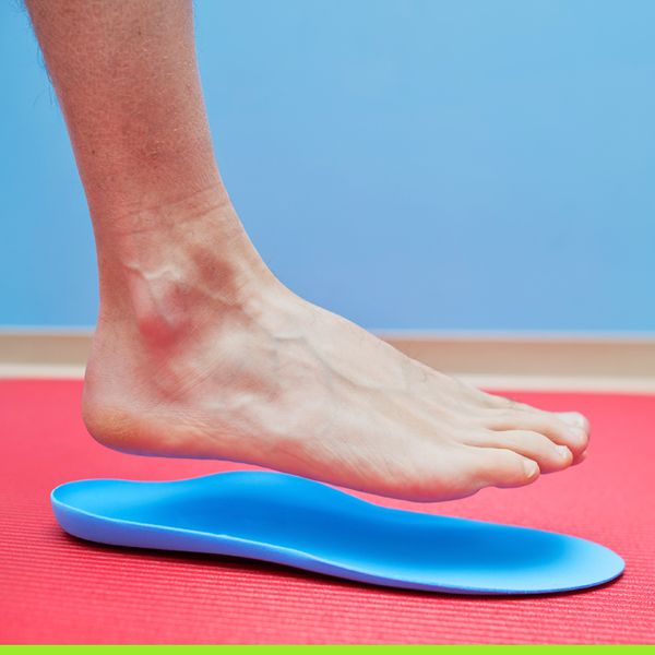 Foot on orthotics Foot on orthotics