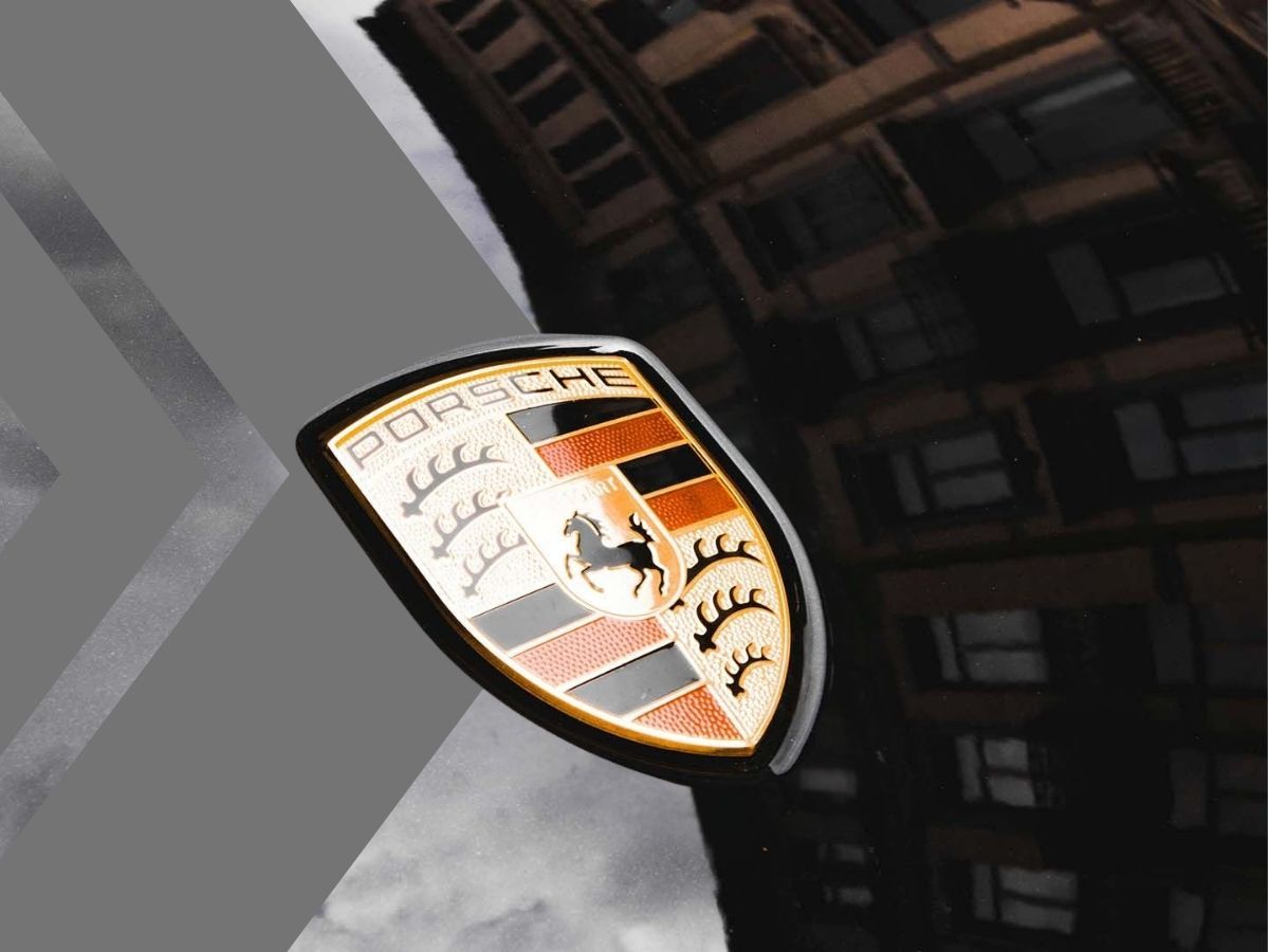 Porsche car logo. Porsche car logo.